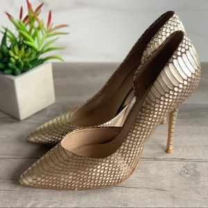 Gorgeous Dune Snakeskin Heels
